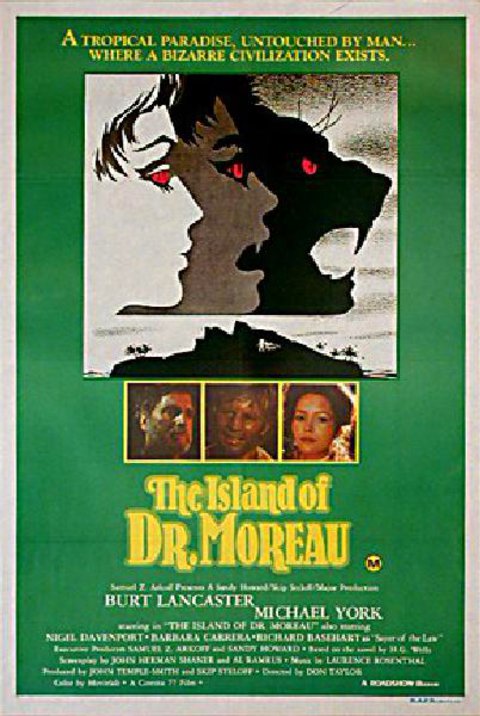 The Island of Dr. Moreau Original 1977 Australian One Sheet Movie Poster