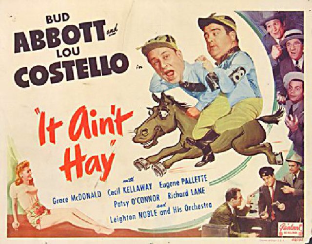 It Ain't Hay Original R1949 U.S. Title Card