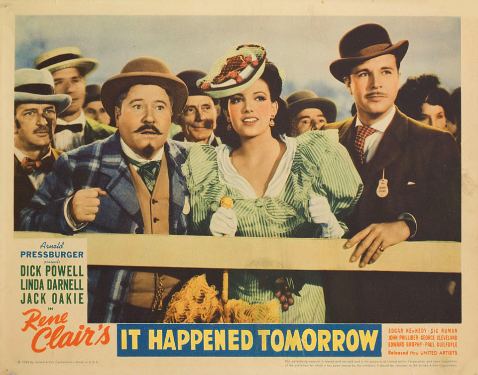 It Happened Tomorrow Original 1944 U.S. Scene Card