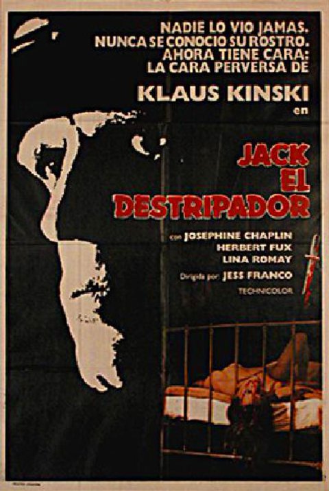 Jack the Ripper Original 1976 Argentine Movie Poster