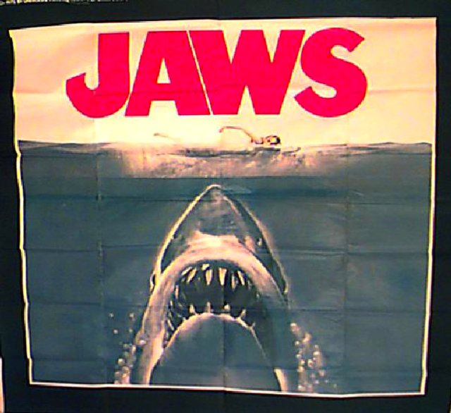 Jaws Original 1975 U.S. Six Sheet Movie Poster