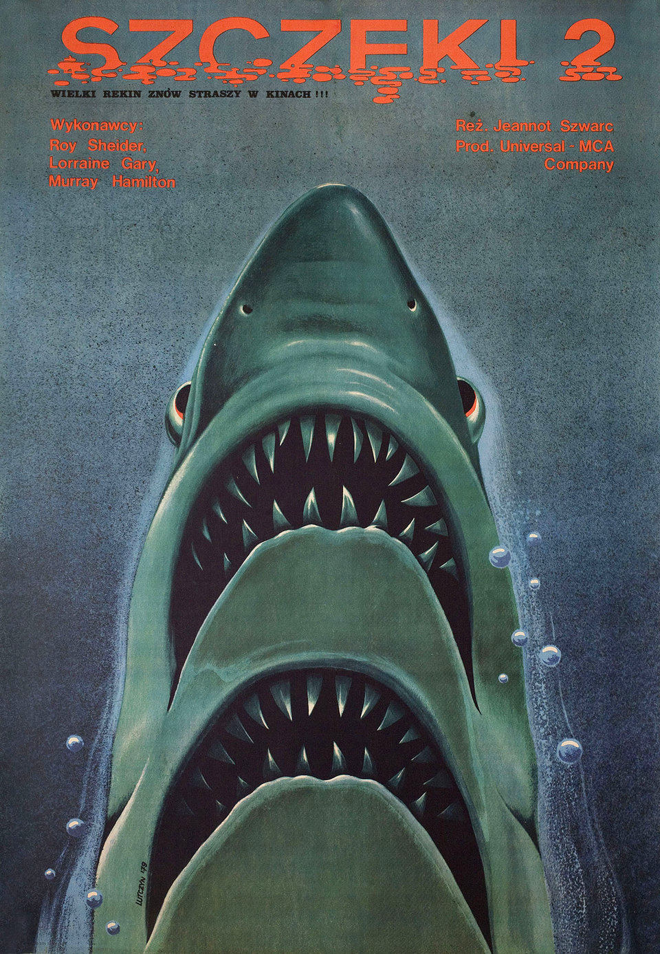 Jaws 2 1979 Polish B1 Poster
