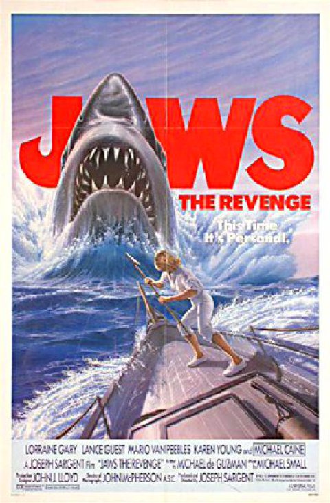 Jaws: The Revenge Original 1987 U.S. One Sheet Movie Poster