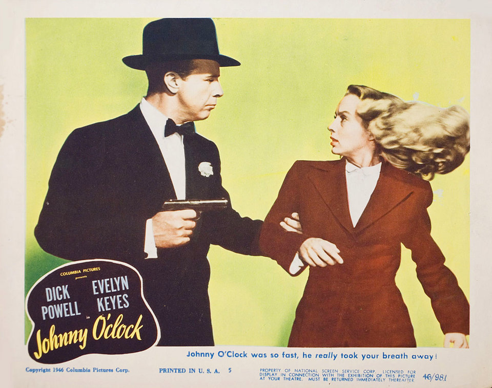 Johnny O'Clock Original 1946 U.S. Scene Card