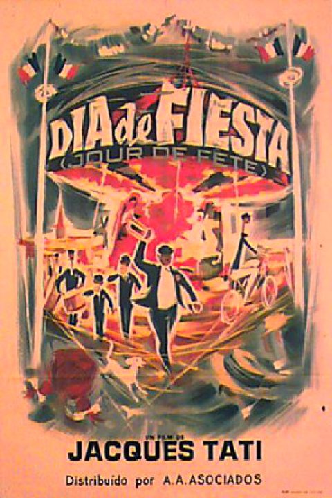 Jour de fete Original 1949 Argentine Movie Poster