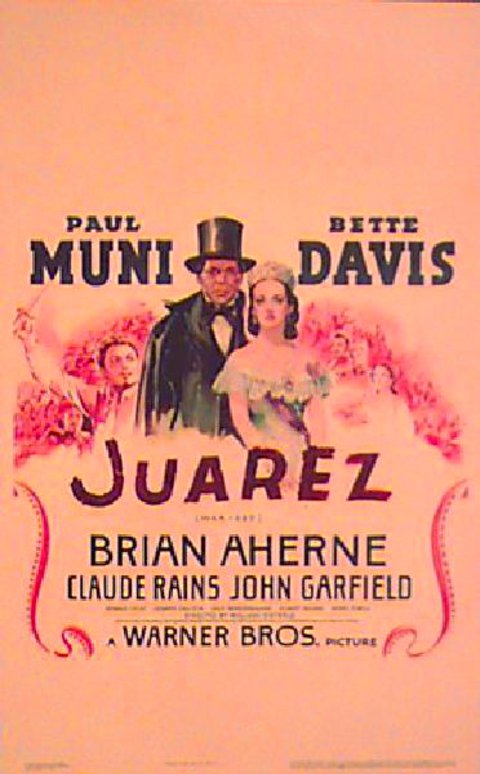 Juarez Original 1939 U.S. Window Card Movie Poster