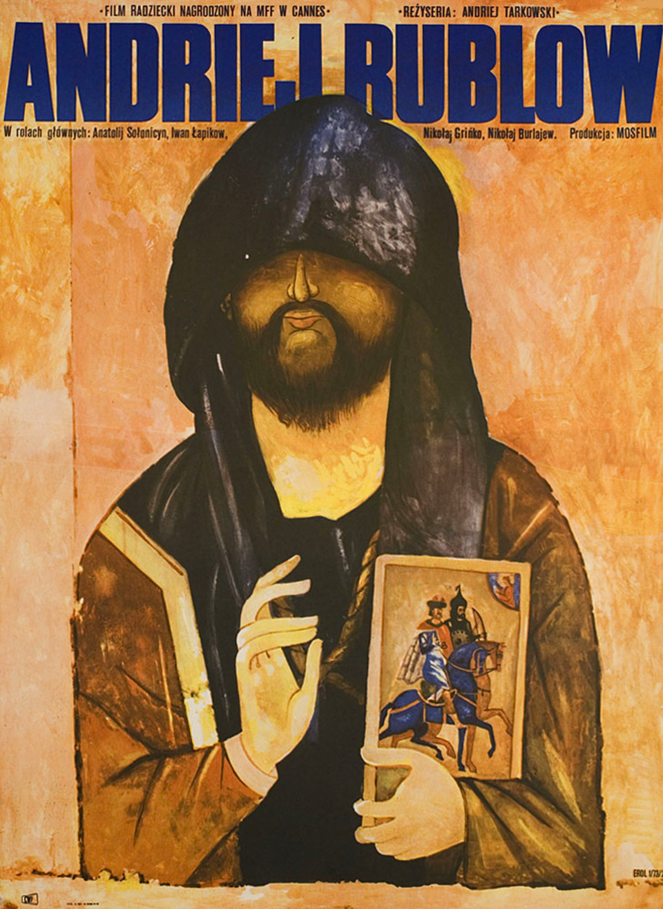 Andrei Rublev Original 1973 Polish A1 Movie Poster
