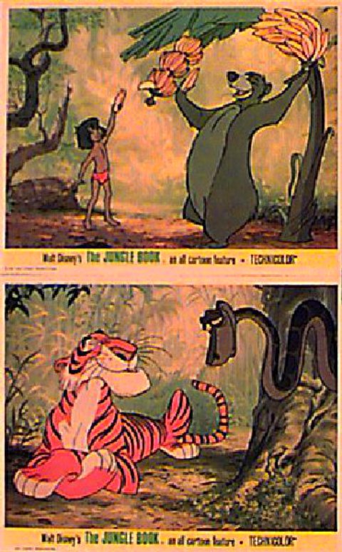 The Jungle Book Original 1967 British Front of House Set