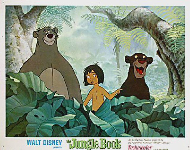 The Jungle Book Original 1967 U.S. Scene Card