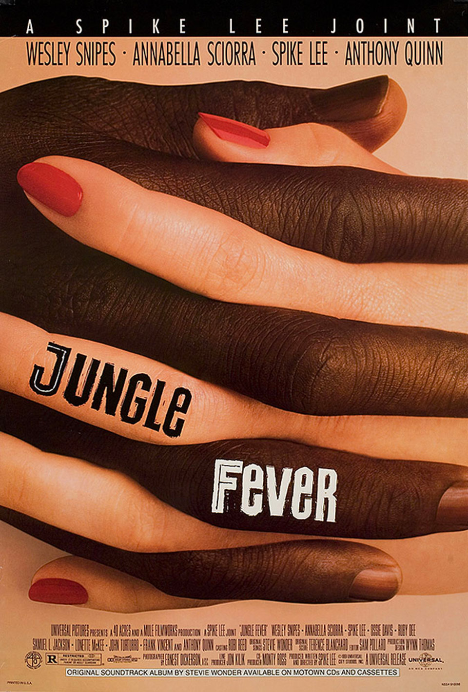 Jungle Fever 1991 U.S. One Sheet Poster Posteritati Movie Poster Gallery