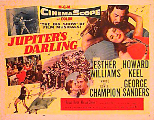 Jupiter's Darling Original 1955 U.S. Half Sheet Movie Poster