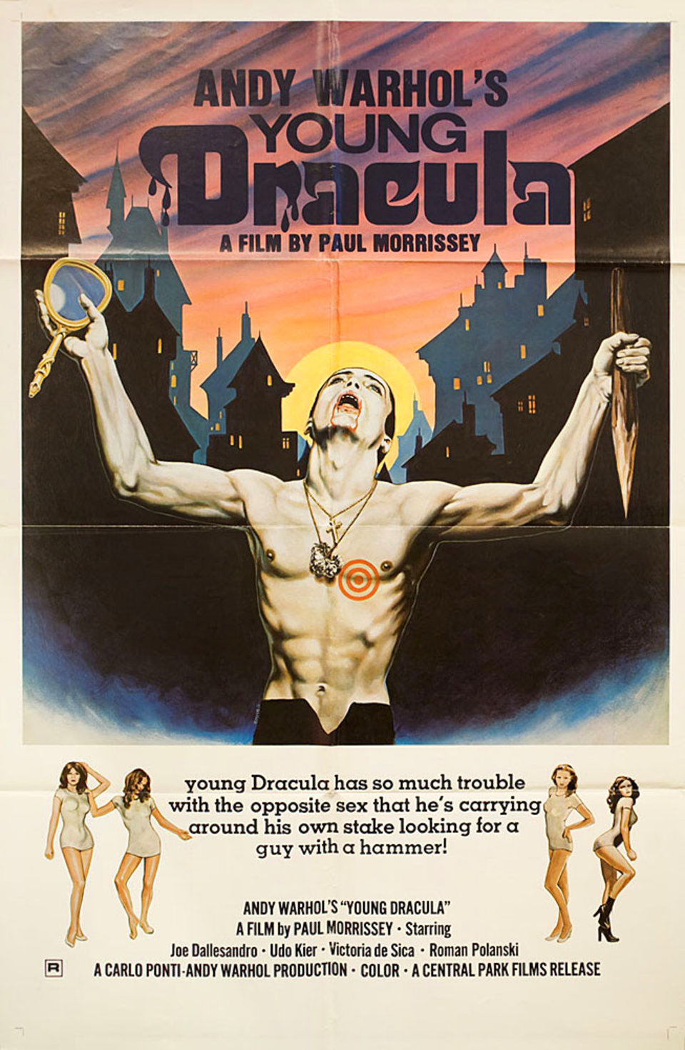 Andy Warhol's Dracula Original 1974 U.S. One Sheet Movie Poster