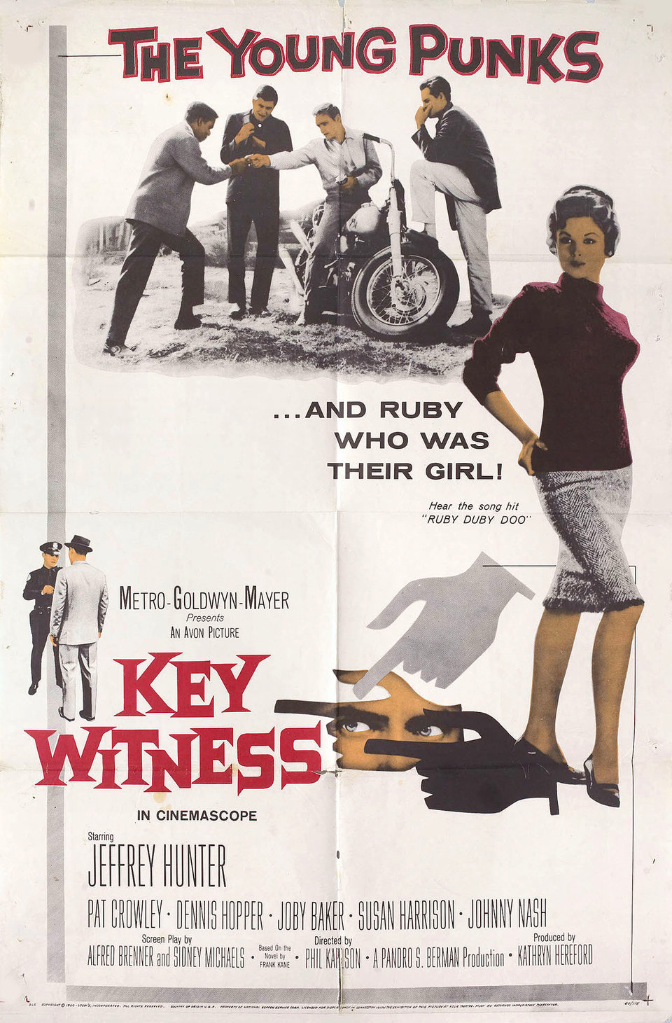 Key Witness 1960 U S One Sheet Poster Posteritati Movie Poster Gallery