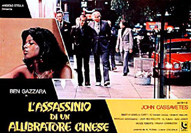 The Killing of a Chinese Bookie Original 1976 Italian Fotobusta Movie Poster