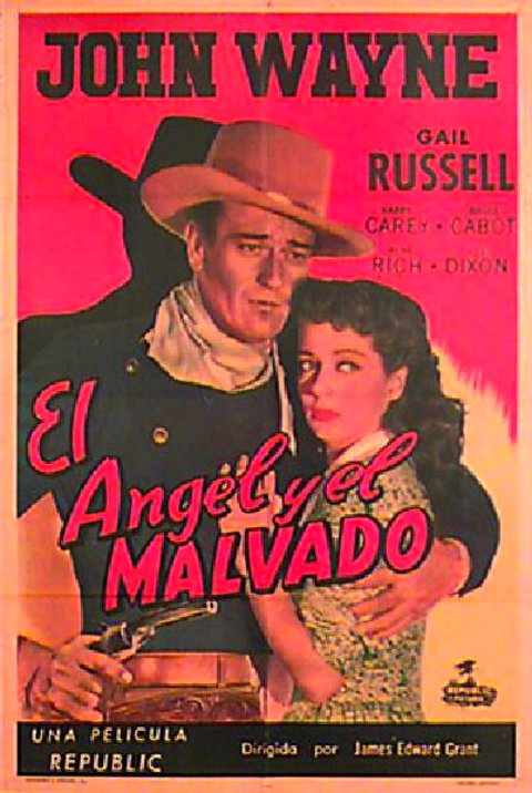 Angel and the Badman Original 1946 Argentine Movie Poster