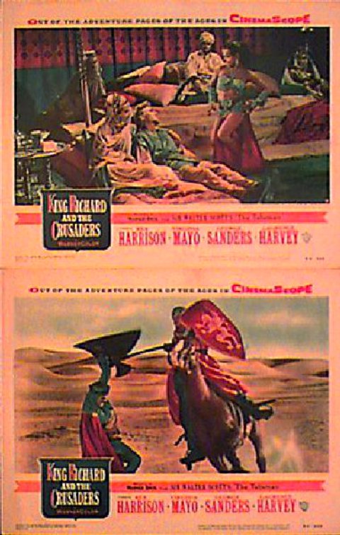 King Richard and the Crusaders Original 1954 U.S. Lobby Card Set ...