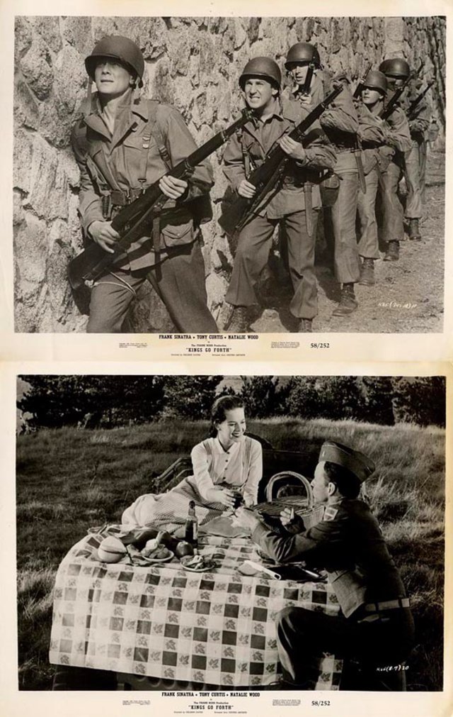 Kings Go Forth Original 1958 U.S. Silver Gelatin Single-Weight Photo Set of 4