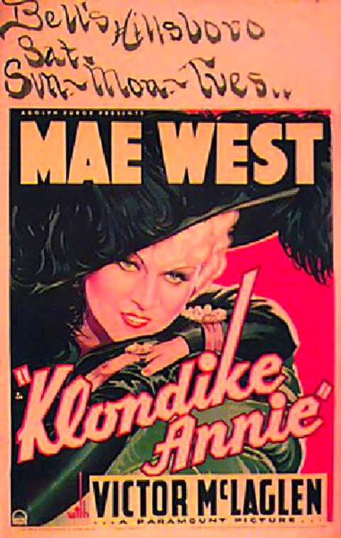 Klondike Annie Original 1936 U.S. Window Card Movie Poster