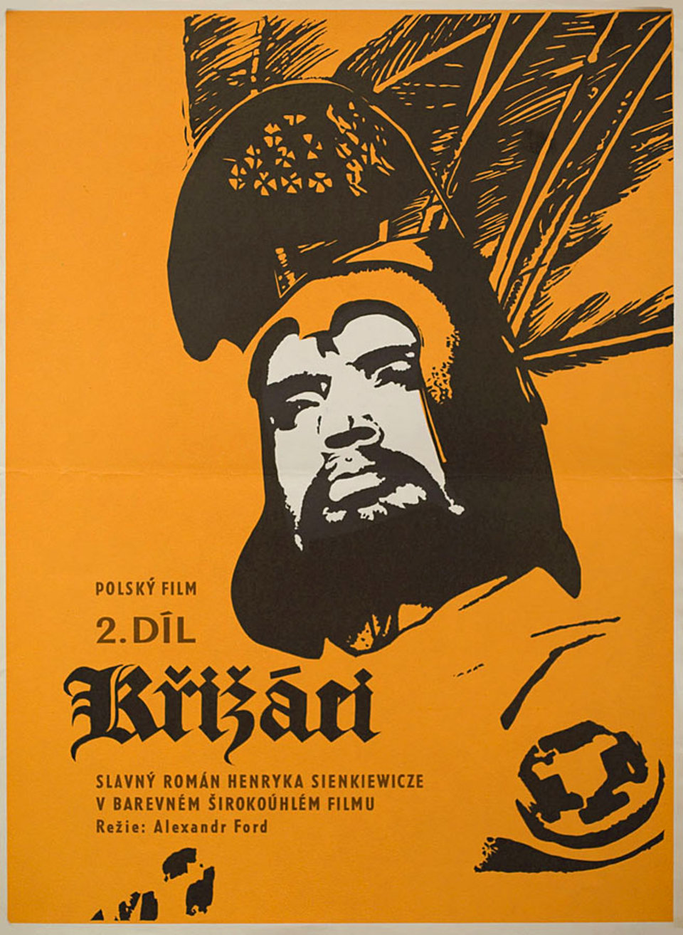 Knights of the Teutonic Order Original 1961 Czech A3 Movie Poster