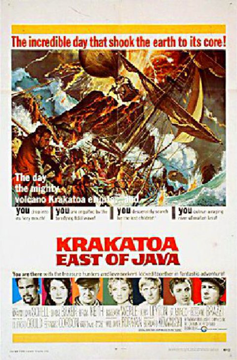 Krakatoa, East of Java Original 1968 U.S. One Sheet Movie Poster