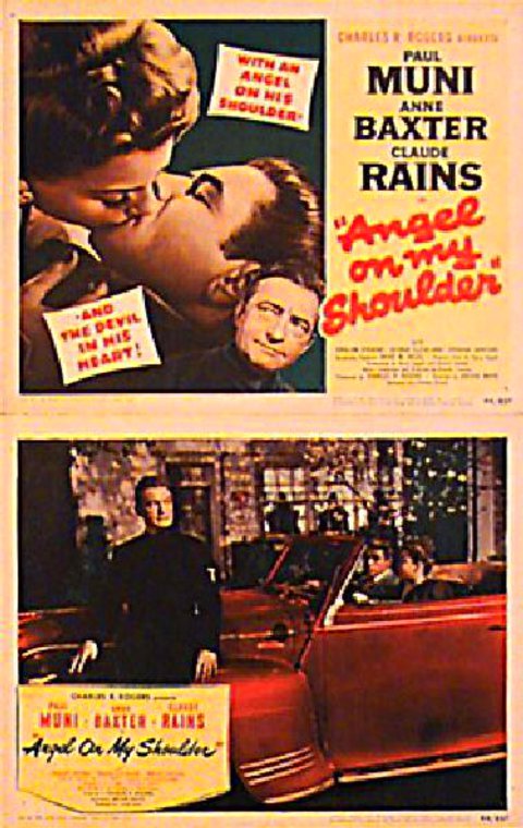 Angel on My Shoulder Original 1946 U.S. Lobby Card Set
