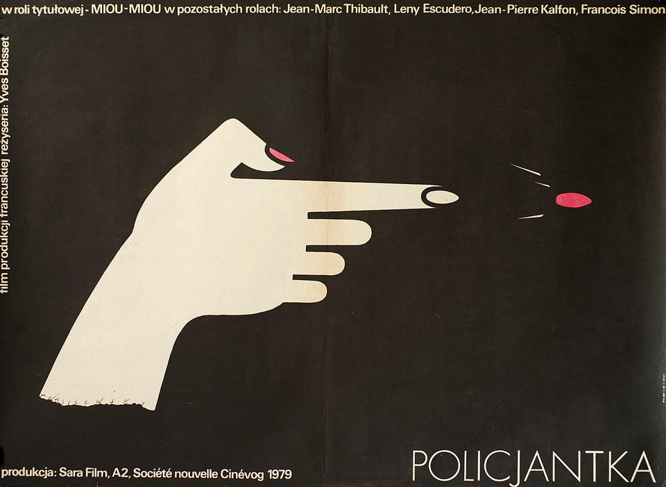 La femme flic Original 1979 Polish B1 Movie Poster