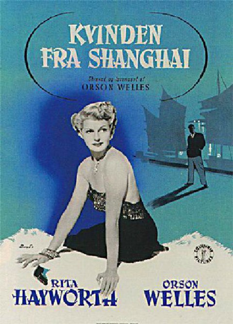 The Lady from Shanghai Original 1948 Danish A1 Movie Poster