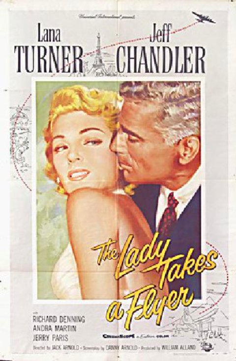 The Lady Takes a Flyer Original 1958 U.S. One Sheet Movie Poster