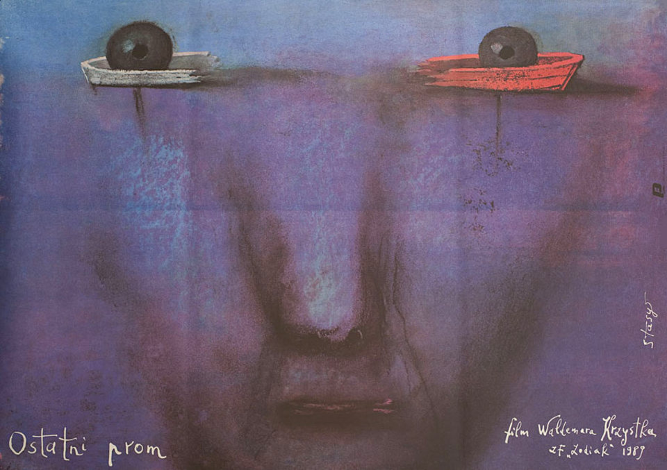 The Last Ferry Original 1990 Polish B1 Movie Poster