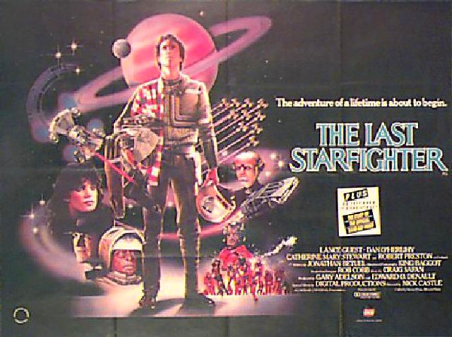 The Last Starfighter Original 1984 British Quad Movie Poster