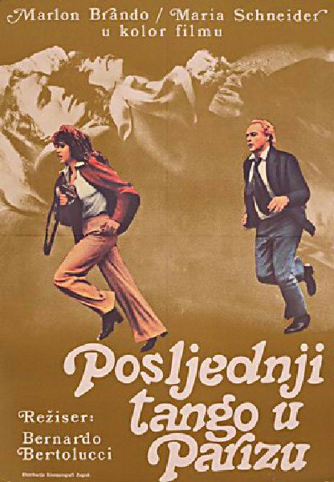 Last Tango in Paris Original 1973 Yugoslav B2 Movie Poster