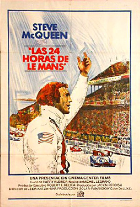 Le Mans Original 1971 Argentine Movie Poster