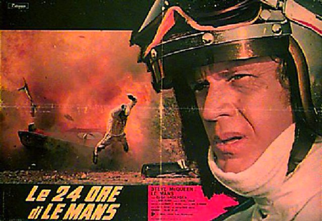 Le Mans Original 1968 Italian Double Fotobusta Movie Poster