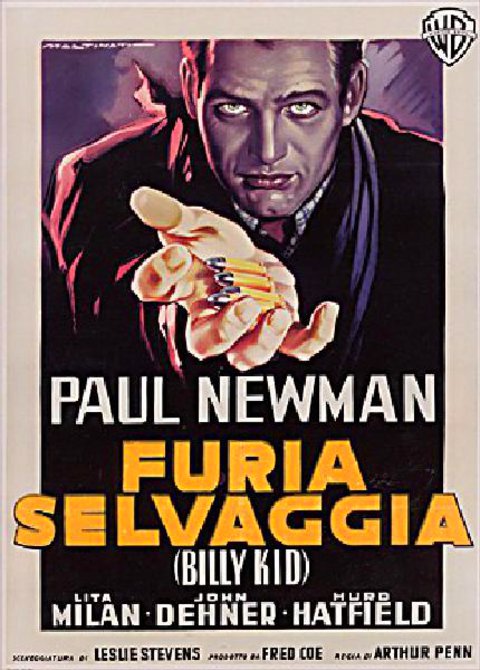 The Left Handed Gun Original 1958 Italian Due Foglio Movie Poster