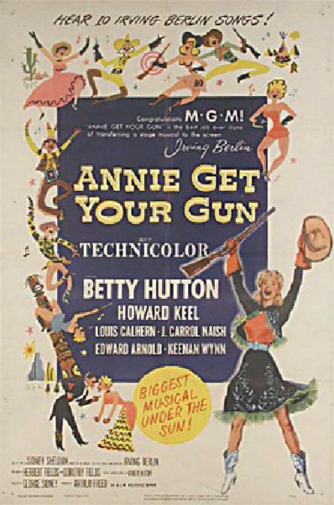 Annie Get Your Gun 1950 U.S. One Sheet Poster