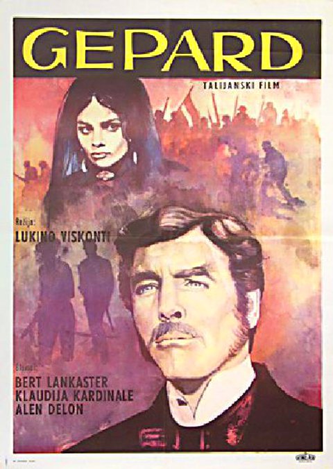 The Leopard Original 1963 Yugoslav B2 Movie Poster