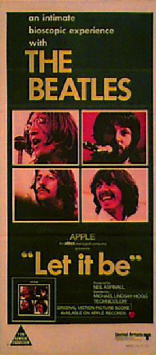 Let It Be (1970) Original Movie Posters - Posteritati Movie Poster