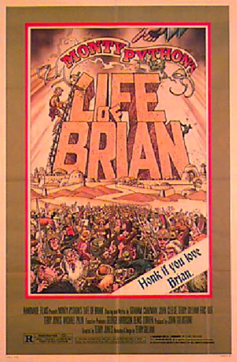 Life of Brian Original 1979 U.S. One Sheet Movie Poster