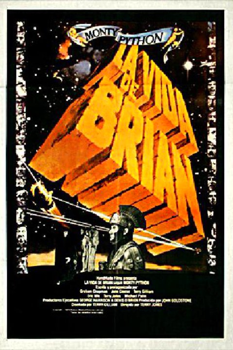 Life of Brian Original 1979 Argentine Movie Poster