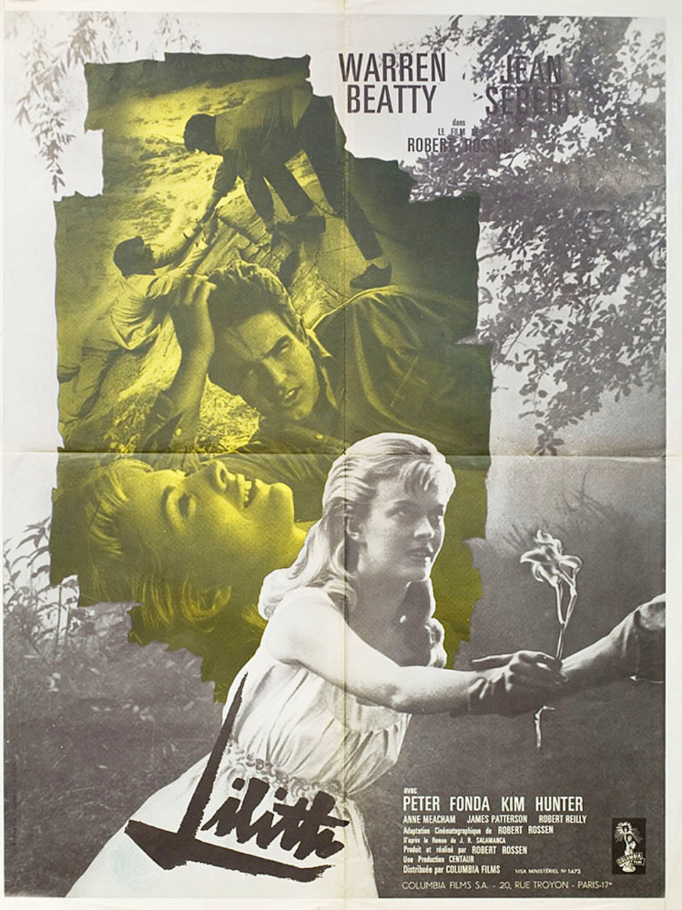 Lilith Original 1964 French Moyenne Movie Poster