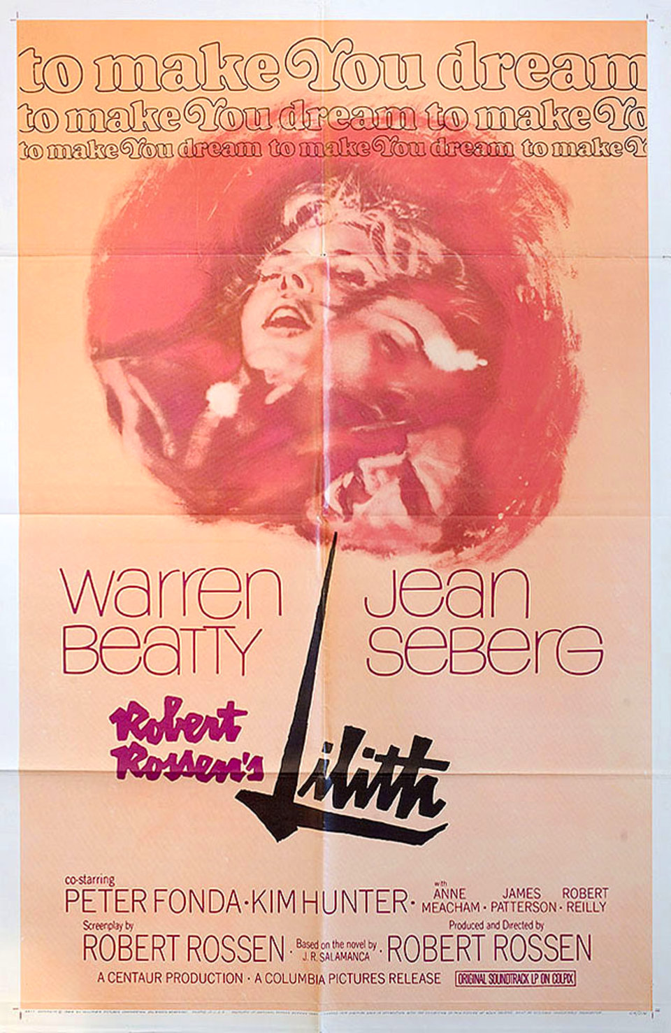 Lilith Original 1964 U.S. One Sheet Movie Poster