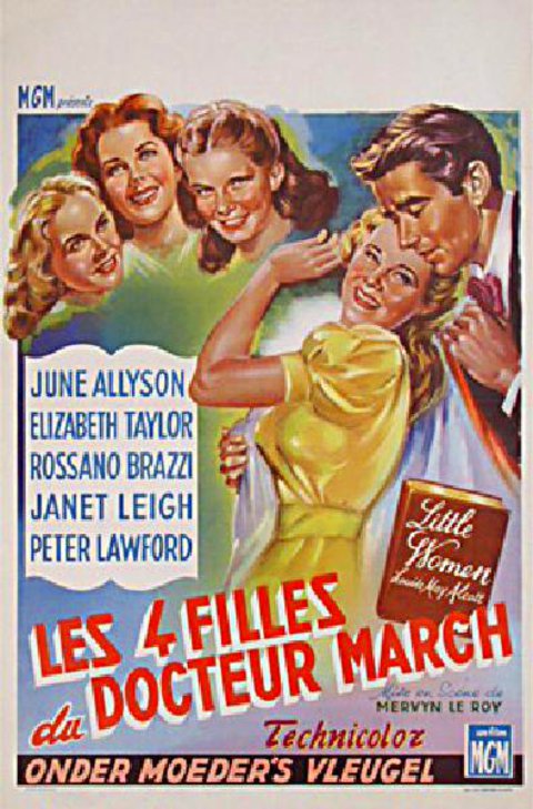 Little Women Original 1949 Belgian Movie Poster