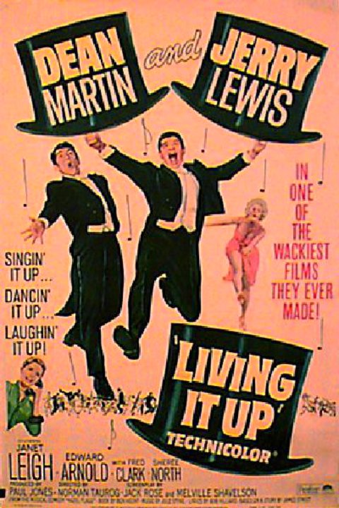 Living It Up Original R1965 U.S. 40 by 60 Movie Poster