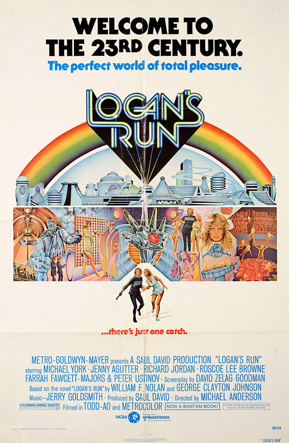 Logan's Run Original 1976 U.S. One Sheet Movie Poster
