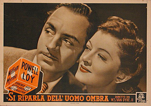 Another Thin Man Original 1939 Italian Fotobusta Movie Poster