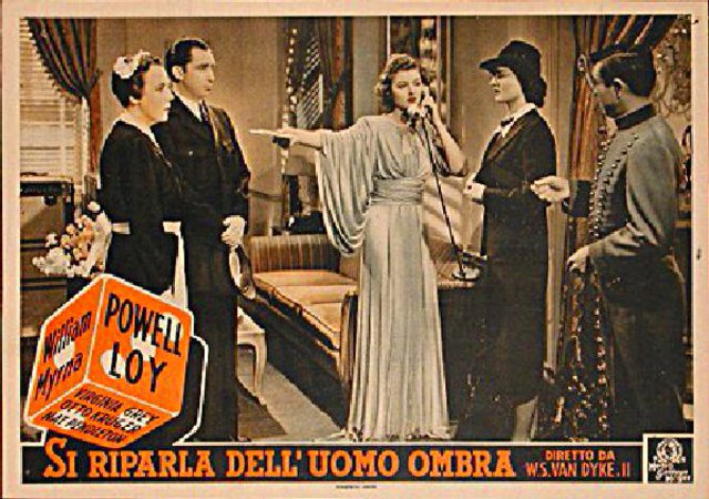 Another Thin Man Original 1939 Italian Fotobusta Movie Poster