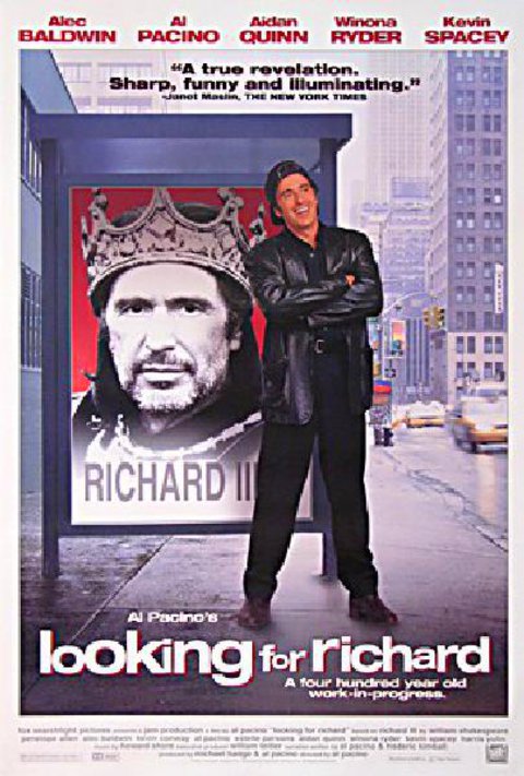 Looking for Richard Original 1996 U.S. One Sheet Movie Poster
