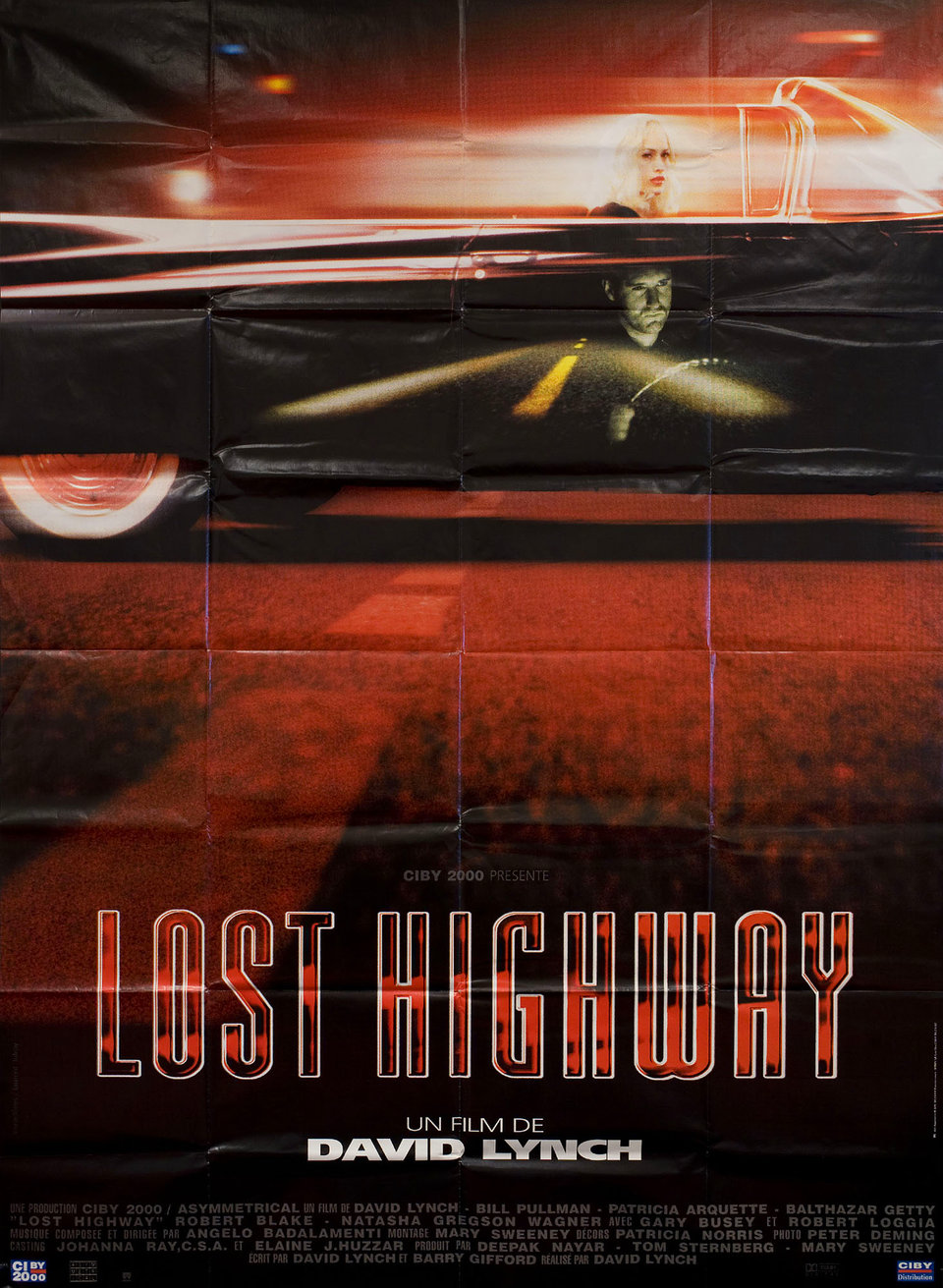 Lost Highway Movie Poster – Reproduction, US-Made, 1990s Cult Film