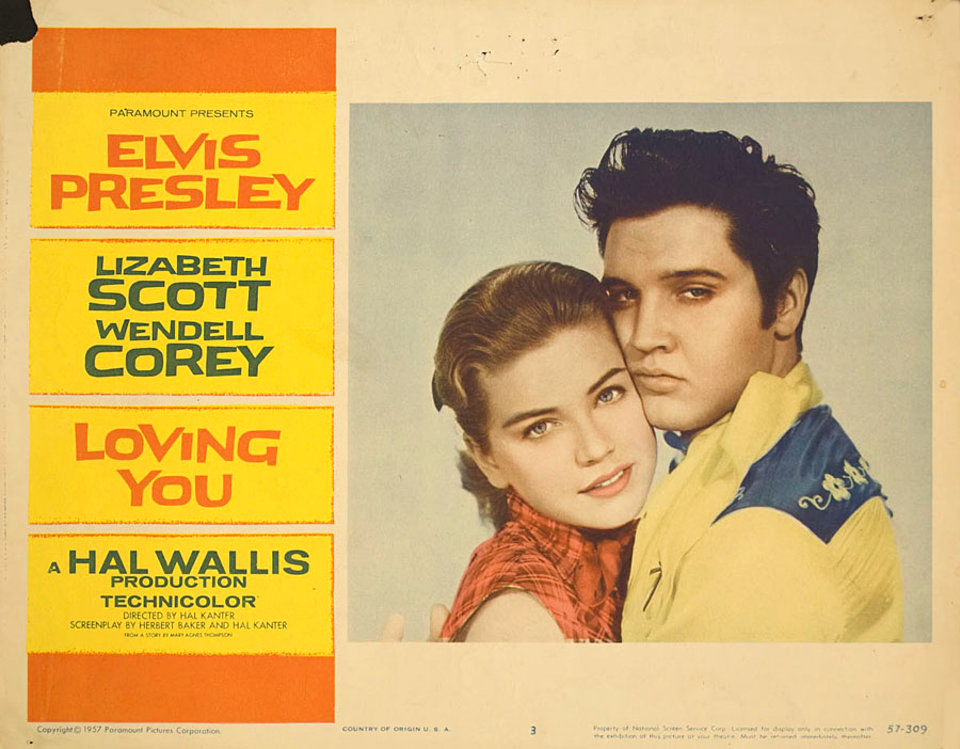 Loving You Original 1957 U.S. Scene Card