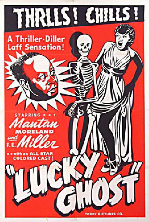 LUCKY GHOST Original R1946 U.S. One Sheet Movie Poster